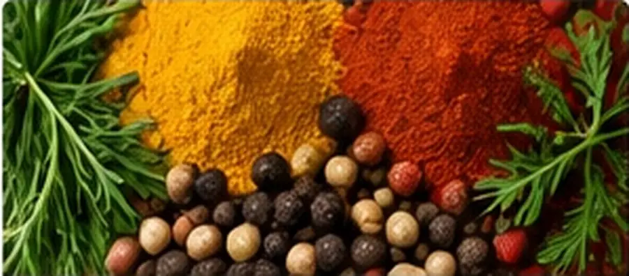 Spezie ed erbe aromatiche per il commercio all'ingrosso